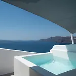 Splendid Santorini With Sea View And Hottub